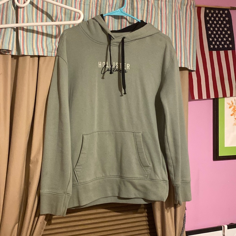 Boys green holister hoodie